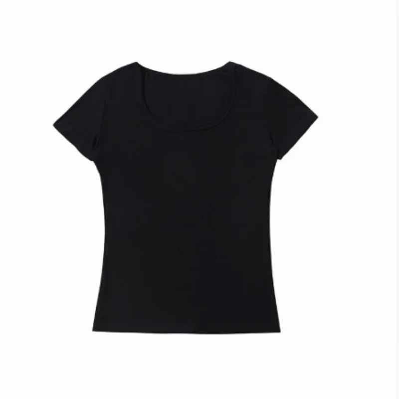 Women's Breathable Form Fitting Summer Top Comfortable And Simple