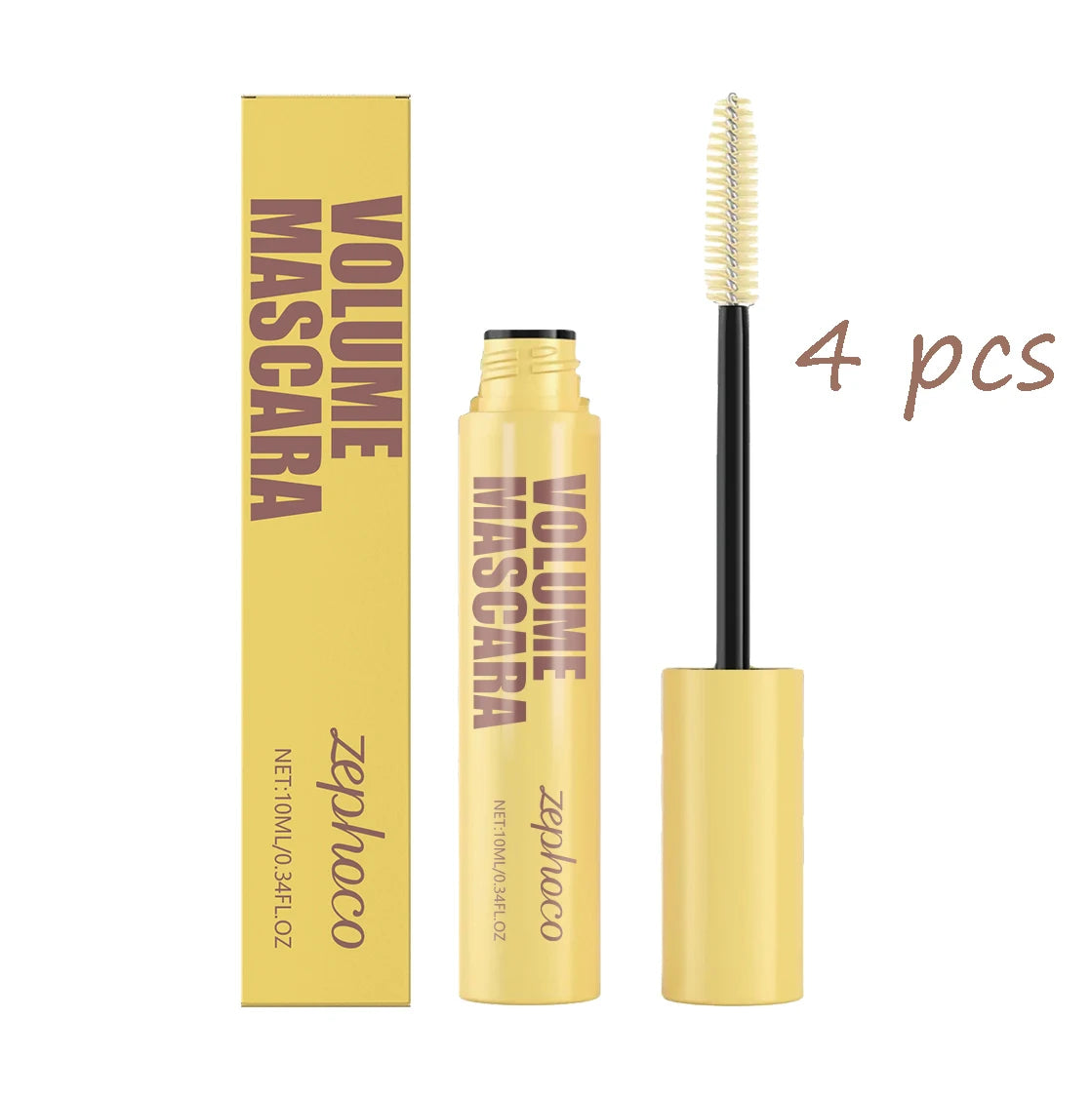 Zephoco Lengthening Waterproof Mascara For Thick Curling Lashes
