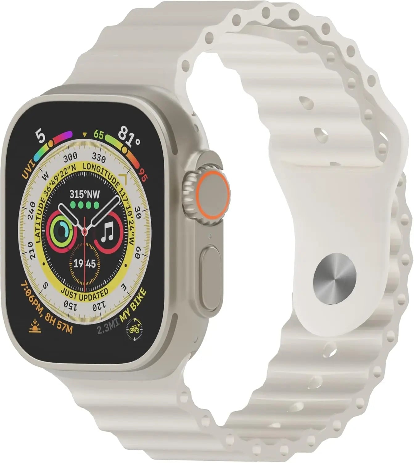 Smartwatch With 7 Bands Case Bluetooth Calling Fitness Tracker