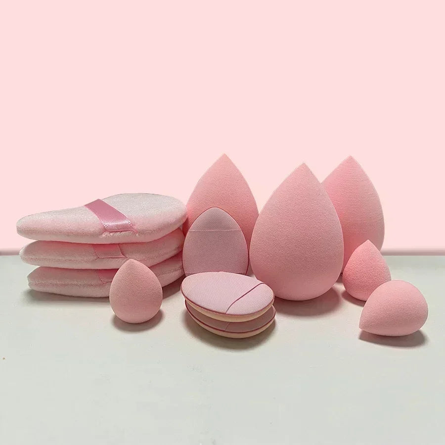 Makeup Sponge Set 12 To 14 Pieces Cosmetic Puff Blenders