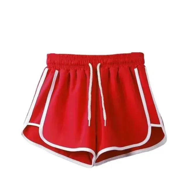Korean Fashion Striped Sports Shorts For Women Casual Summer