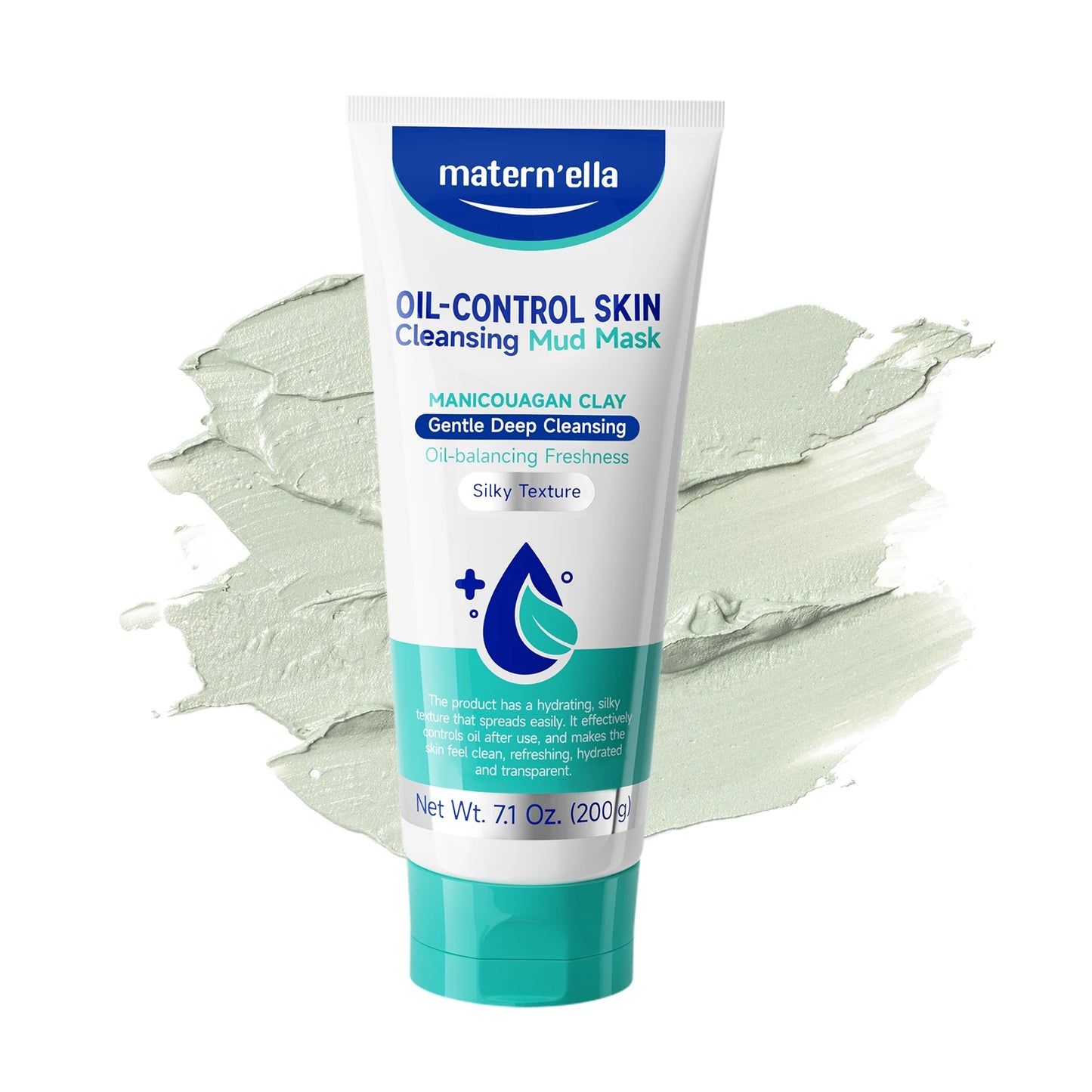 Matern'ella Manicouagan Clay Mud Mask For Oil Control Cleansing