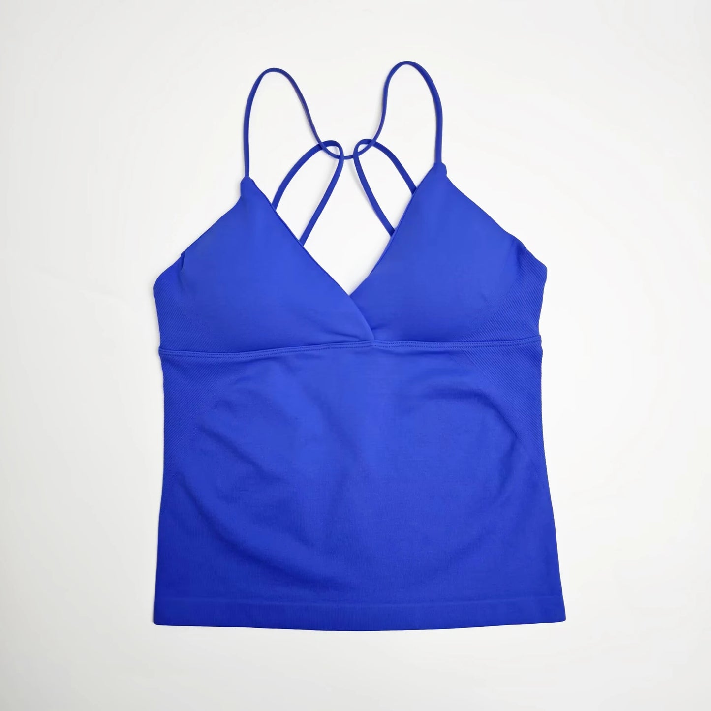 NCLAGEN Vision Twist Front Longline Seamless Yoga Tank Top Women