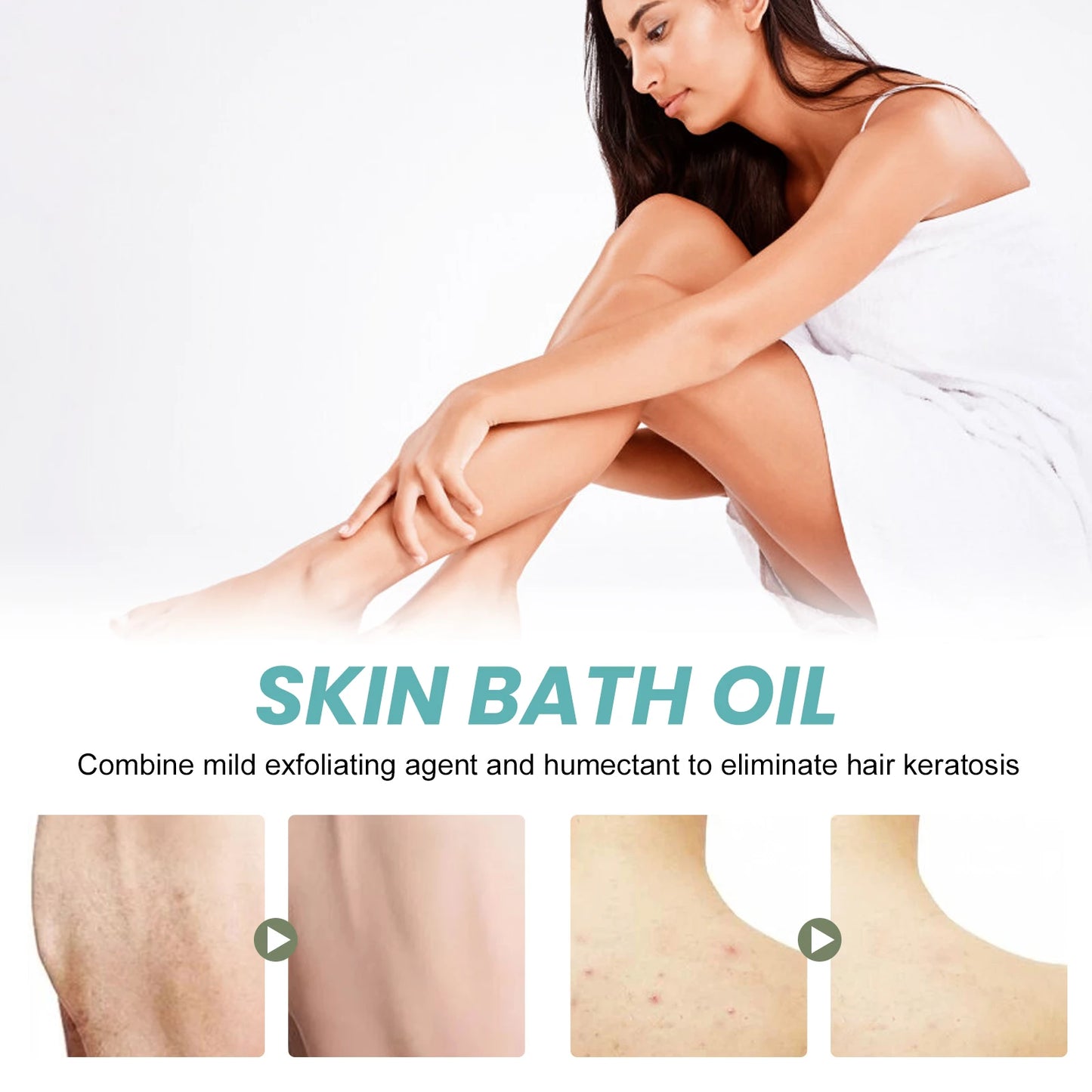 EELHOE Bath Oil For Skin Care Hydrating Shower Oil