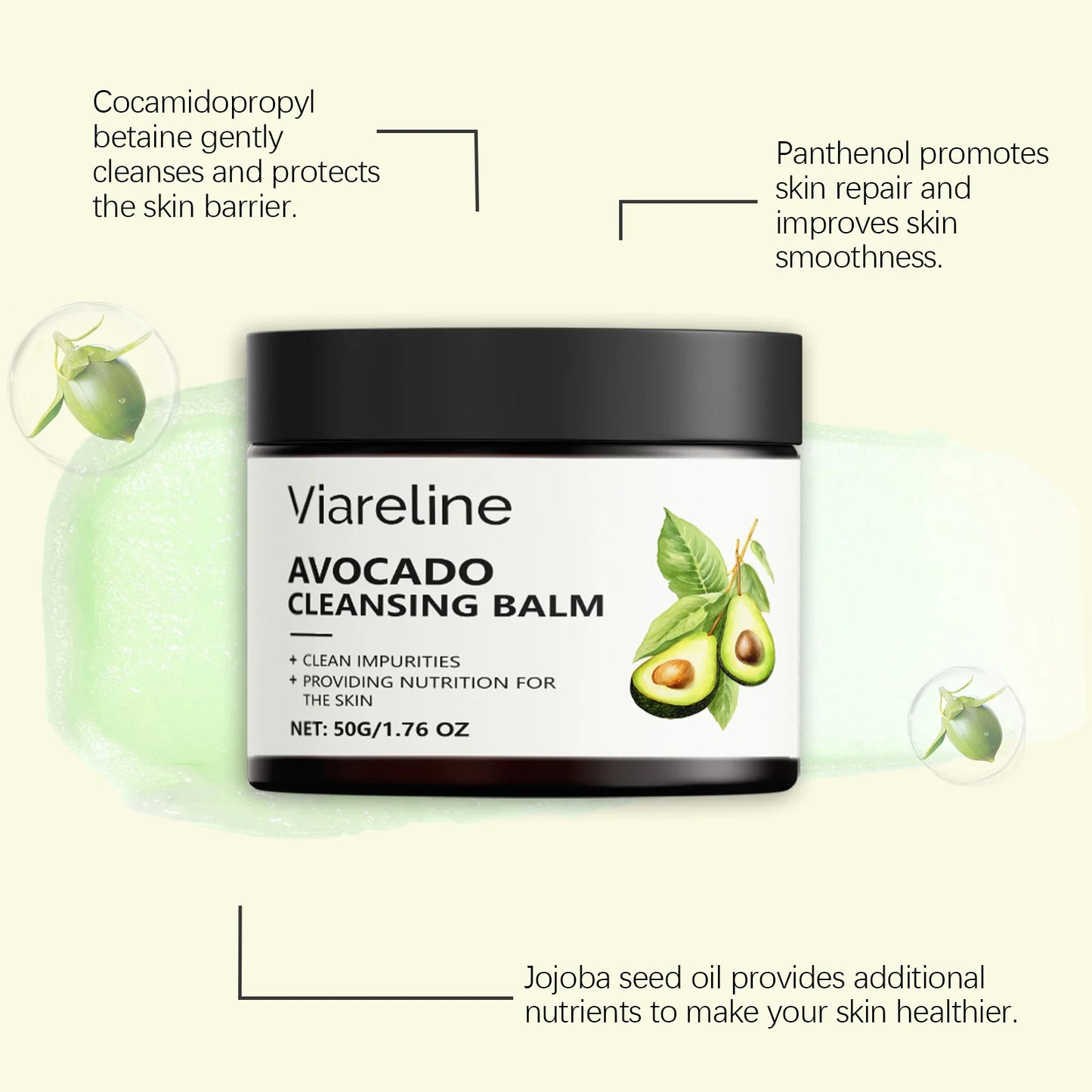Viareline Makeup Remove Balm Gentle Cleansing For Face