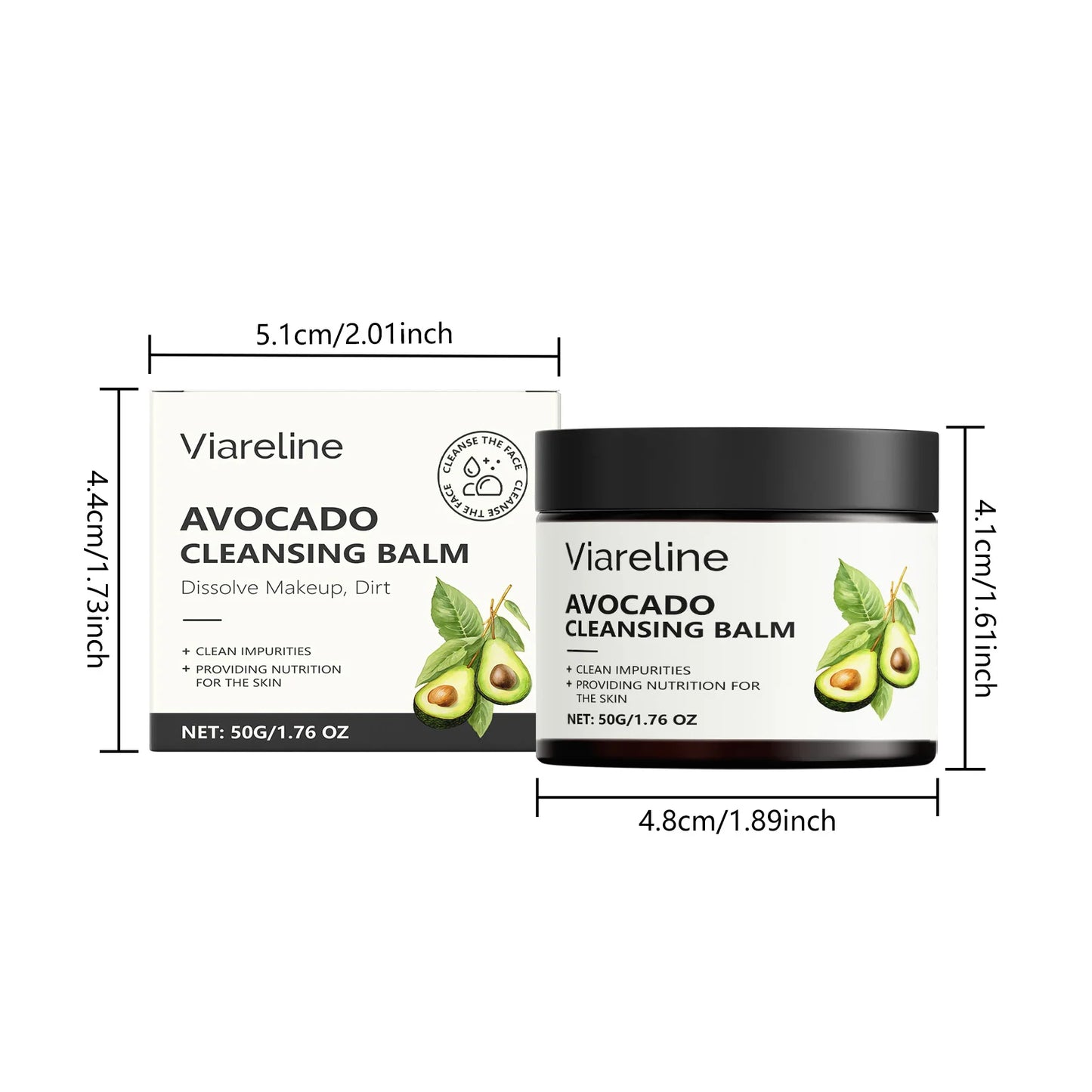 Viareline Makeup Remove Balm Gentle Cleansing For Face
