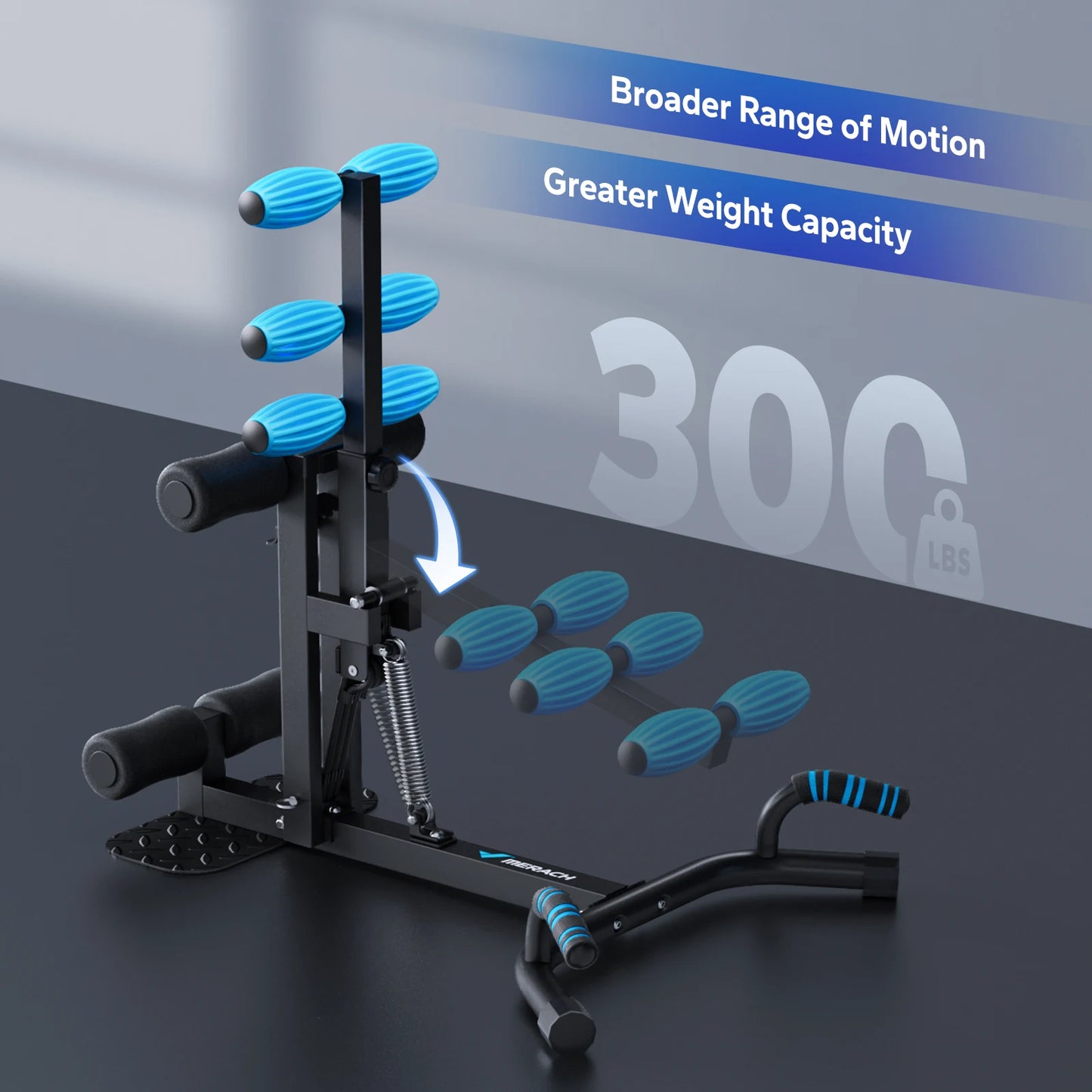 MERACH Deep Squat Machine Glutes Trainer Core Workout Equipment