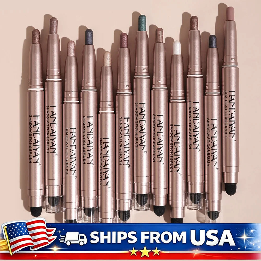 Cream Eyeshadow Sticks Trio Waterproof Longwear Matte Shimmer