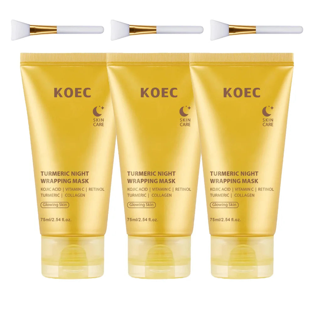 Turmeric Overnight Peel Off Mask With Collagen For Dark Spots