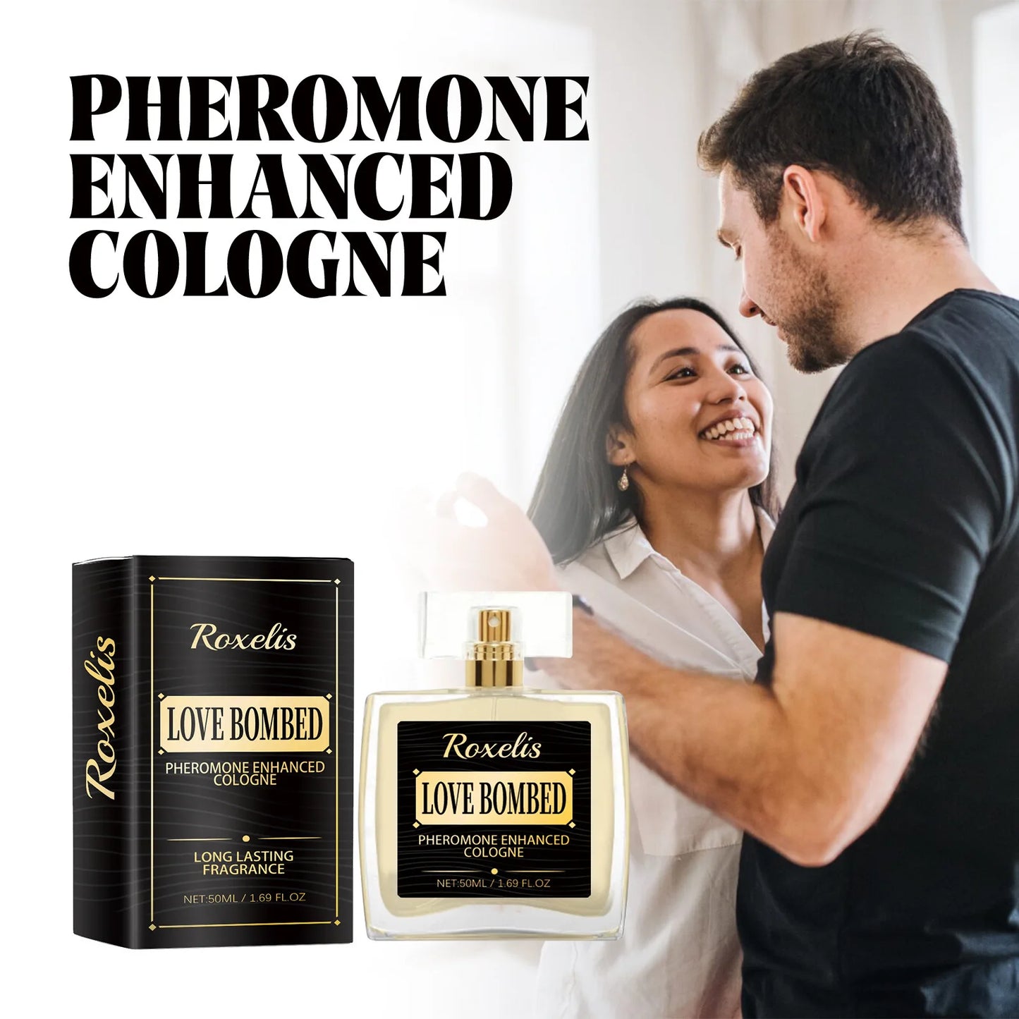 Roxelis Pheromone Men Cologne Fragrance Long Lasting Perfume
