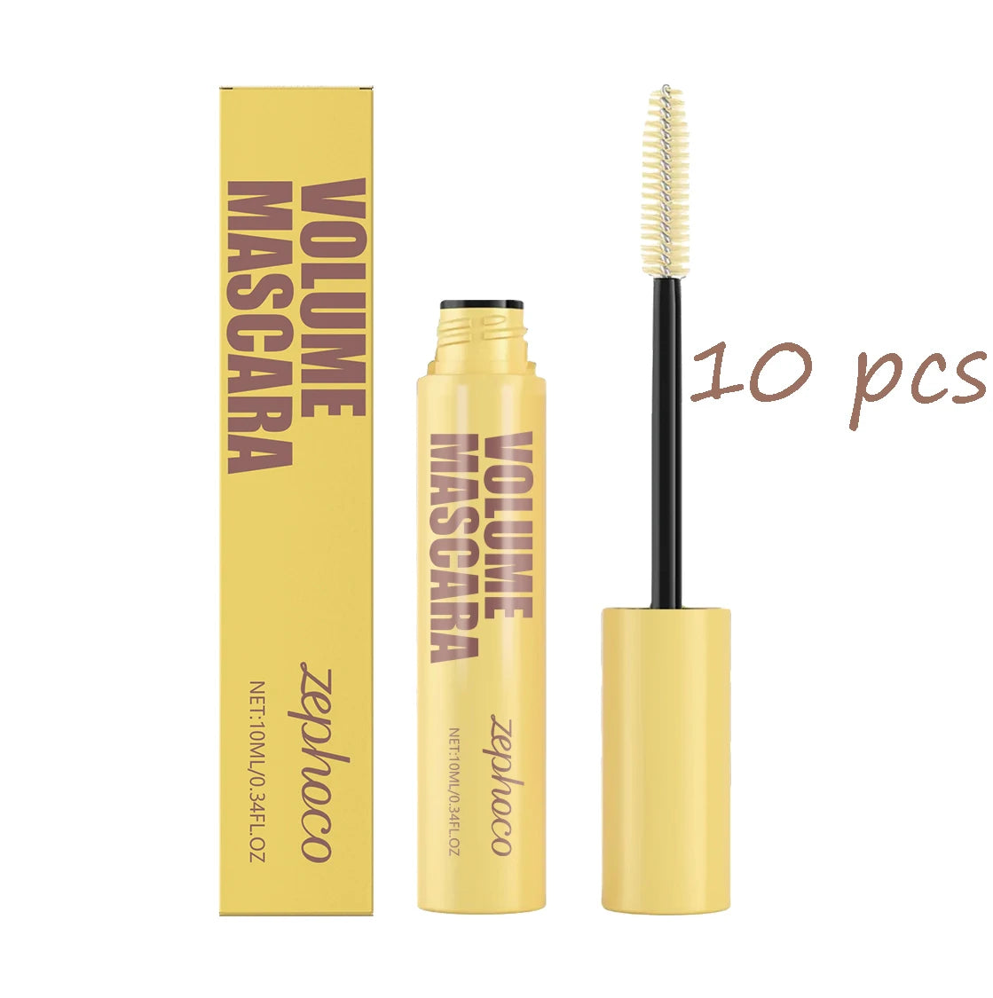 Zephoco Lengthening Waterproof Mascara For Thick Curling Lashes