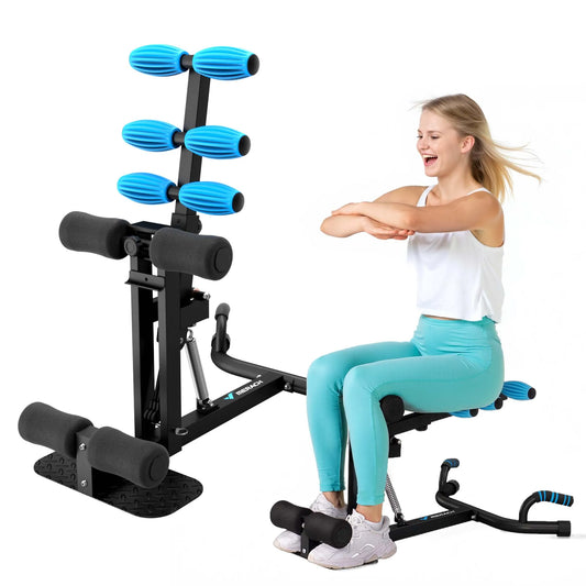 MERACH Deep Squat Machine Glutes Trainer Core Workout Equipment