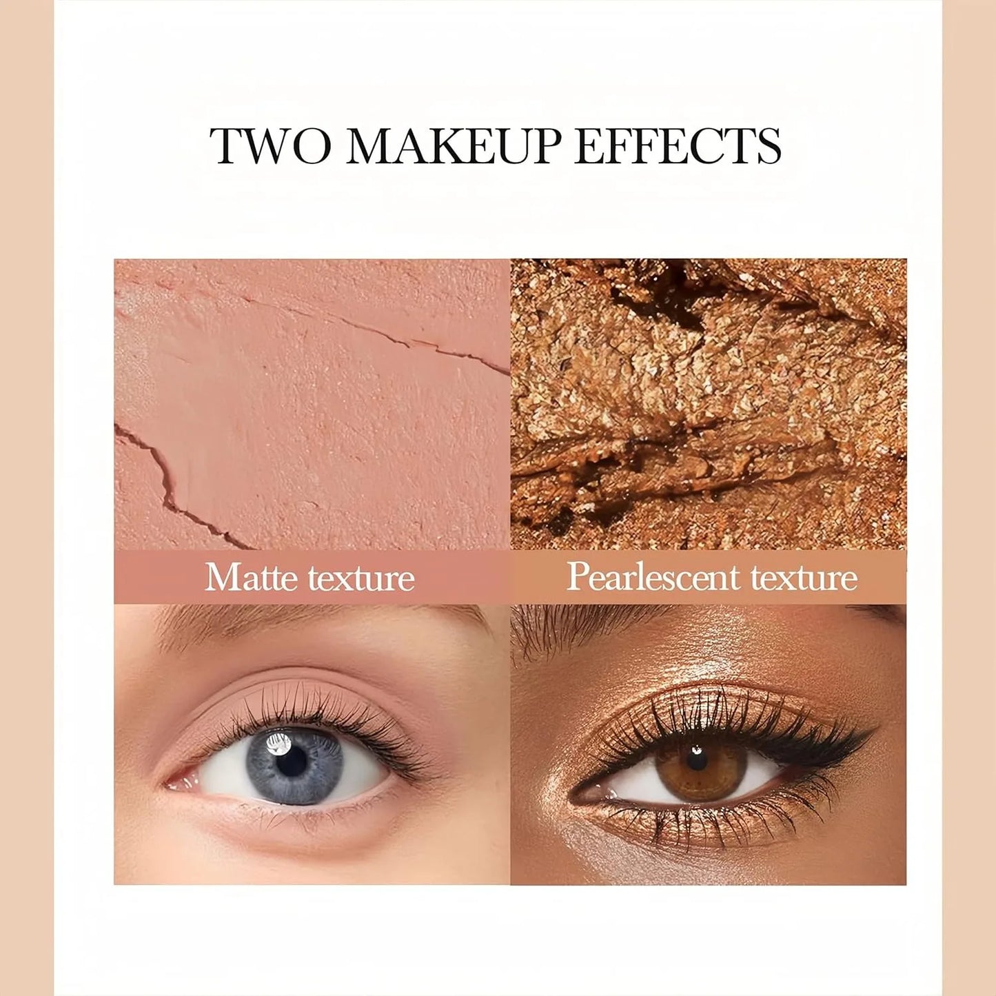Cream Eyeshadow Sticks Trio Waterproof Longwear Matte Shimmer
