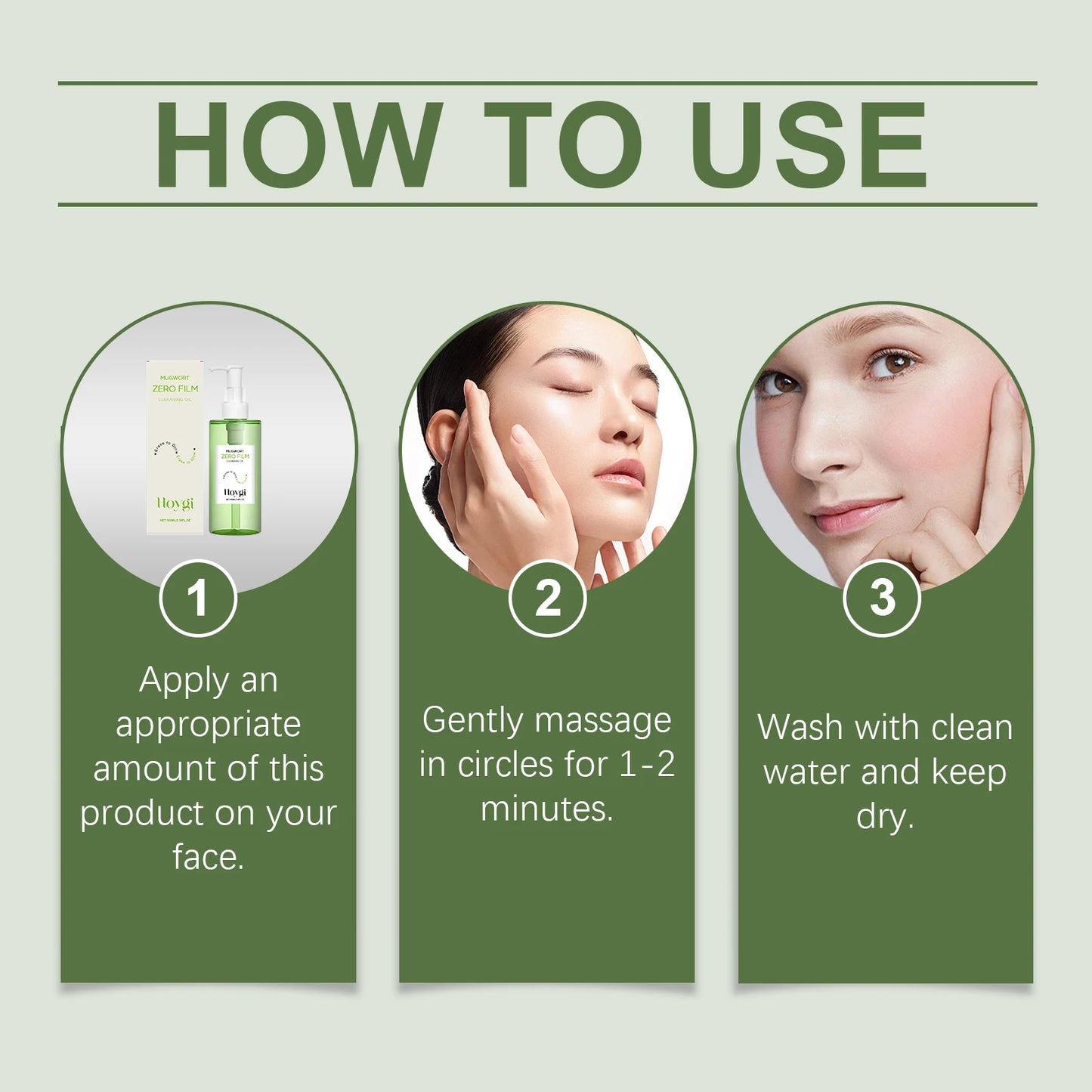 Hoygi Gentle Face Makeup Remover Dissolves Makeup Soothes Skin