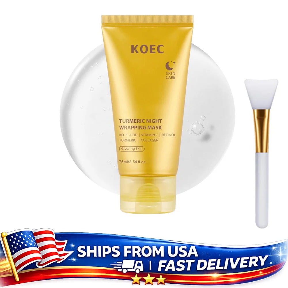 Turmeric Overnight Peel Off Mask With Collagen For Dark Spots