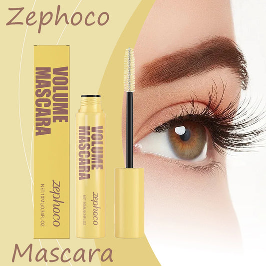 Zephoco Lengthening Waterproof Mascara For Thick Curling Lashes
