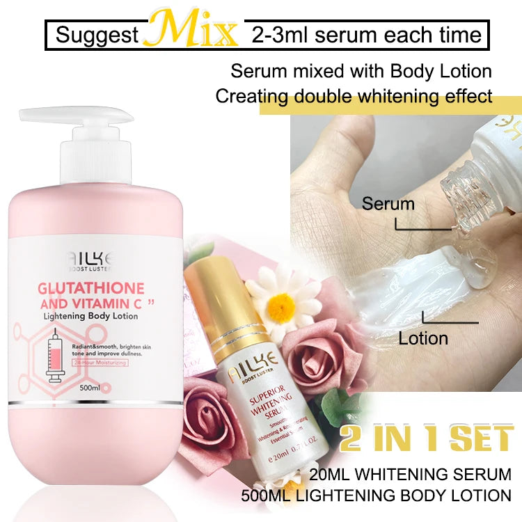 AILKE Vitamin C Glutathione Brightening Facial Lotion