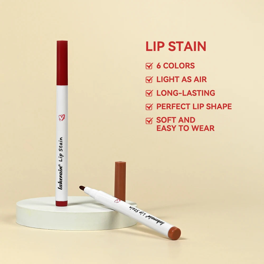 Ibcccndc Lip Stain Lip Liner Pen Waterproof Matte Lipstick