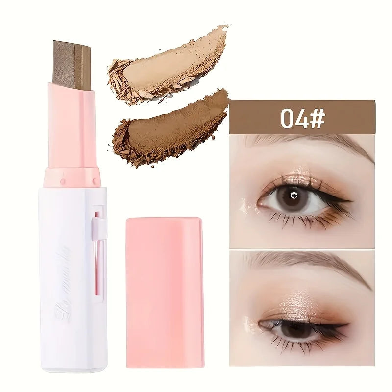 2-Pack Dual-Tone Eye Shadow Stick Waterproof Long-Lasting