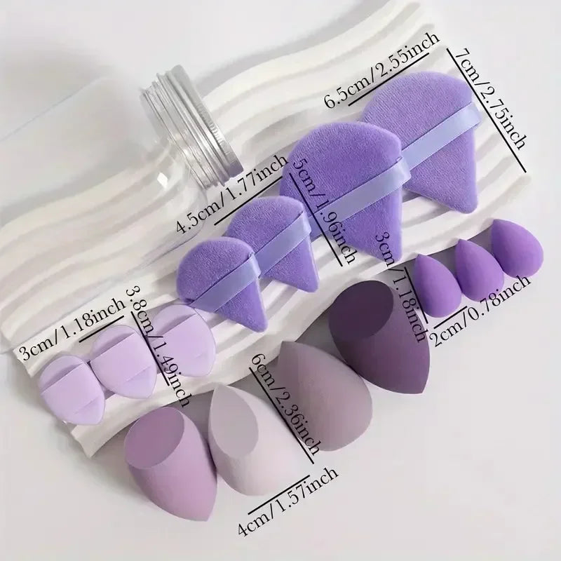 Makeup Sponge Set 12 To 14 Pieces Cosmetic Puff Blenders
