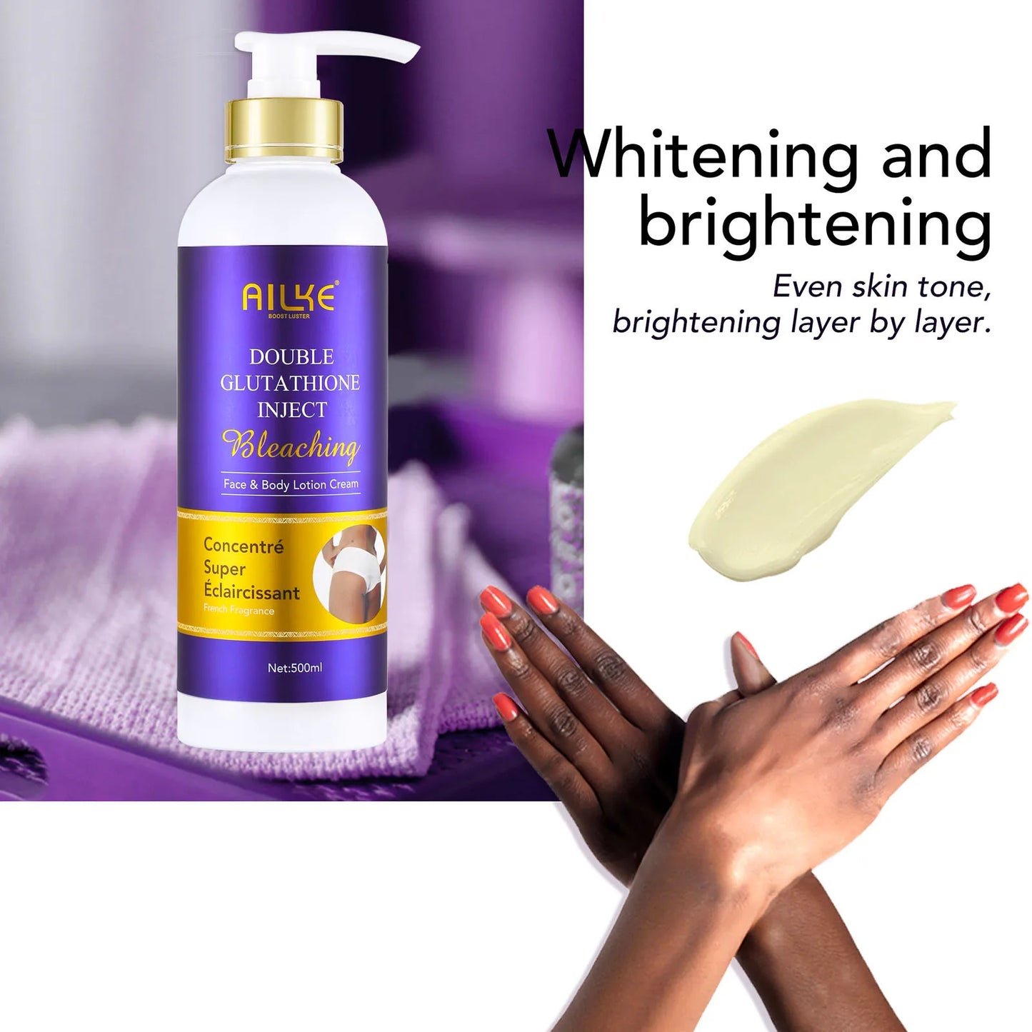 AILKE Whitening Skin Care With Double Glutathione Niacinamide