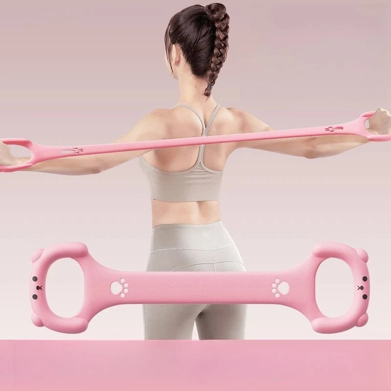 Figure-Eight Resistance Band For Back And Full-Body Stretching