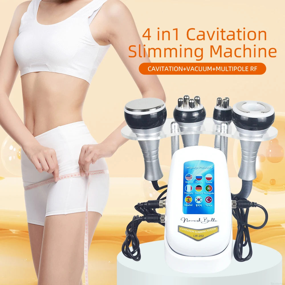 Missheart 4in1 Body Slimming Cavitation Ultrasonic Beauty Machine