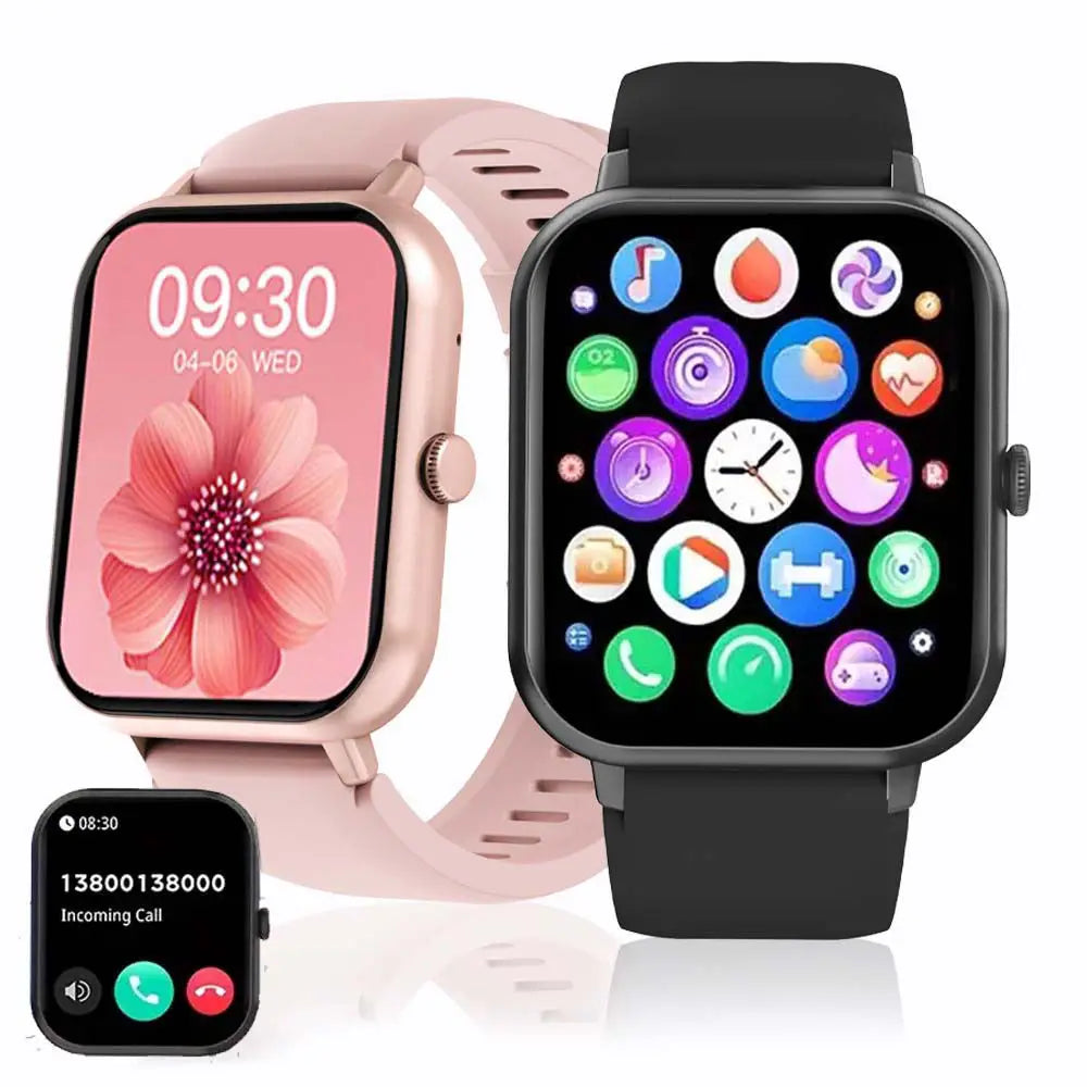 Senbono ZL54CJ Square Smartwatch With Heart Rate Monitoring