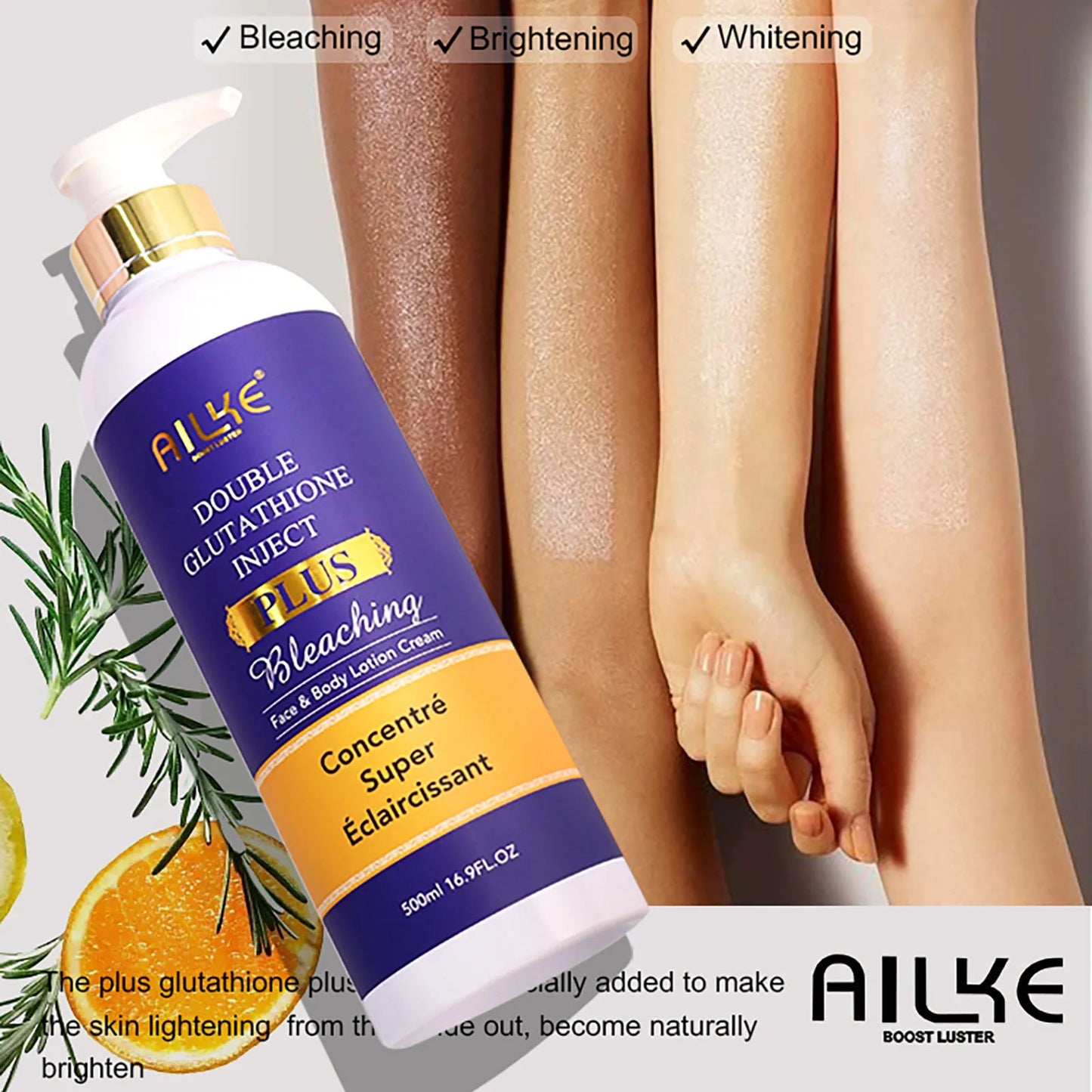 AILKE Brightening Body Milk For Uneven Skin Tone Dark Spots