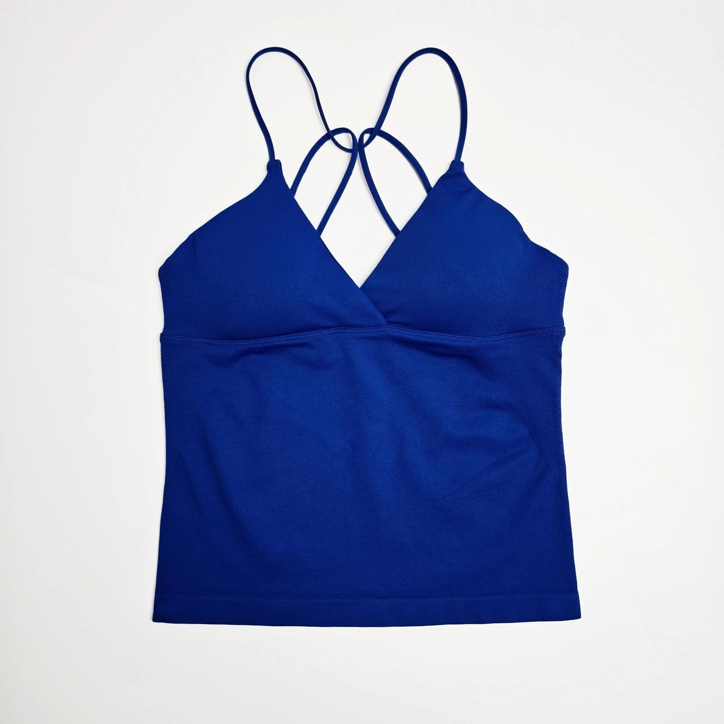 NCLAGEN Vision Twist Front Longline Seamless Yoga Tank Top Women