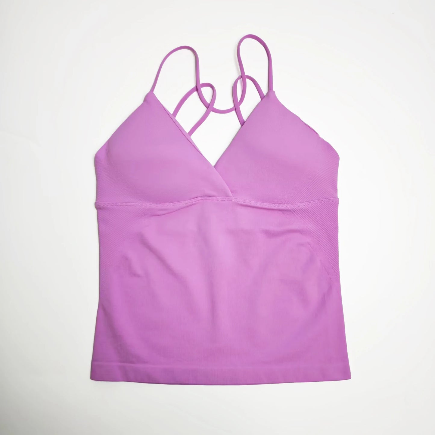 NCLAGEN Vision Twist Front Longline Seamless Yoga Tank Top Women