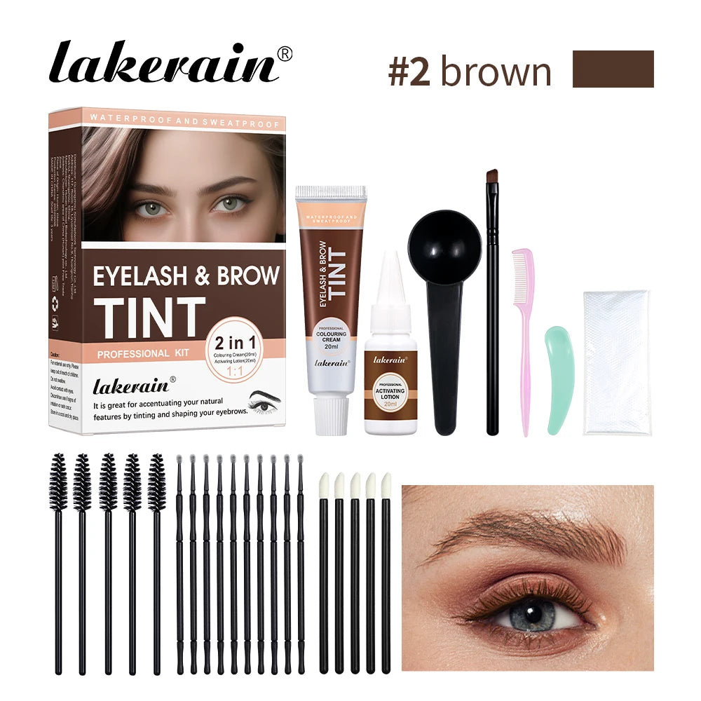 Ibcccndc 2in1 Lash Lift Tint Kit Waterproof Mascara Brow Lamination