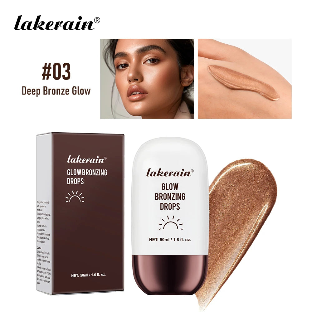 Ibcccndc Glow Bronzing Drops Hydrating Liquid Bronzer Serum