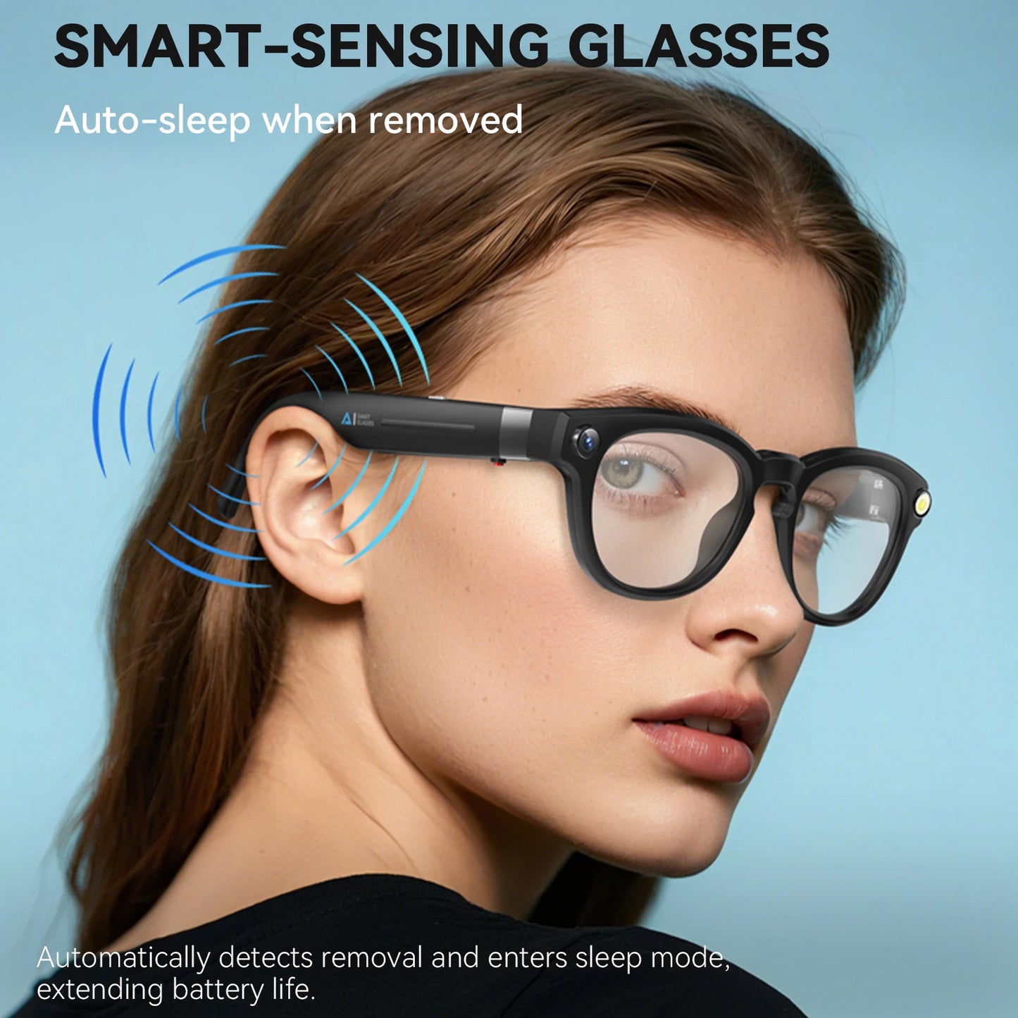 EIGIIS AI Smart Glasses With Bluetooth Calling And Translation