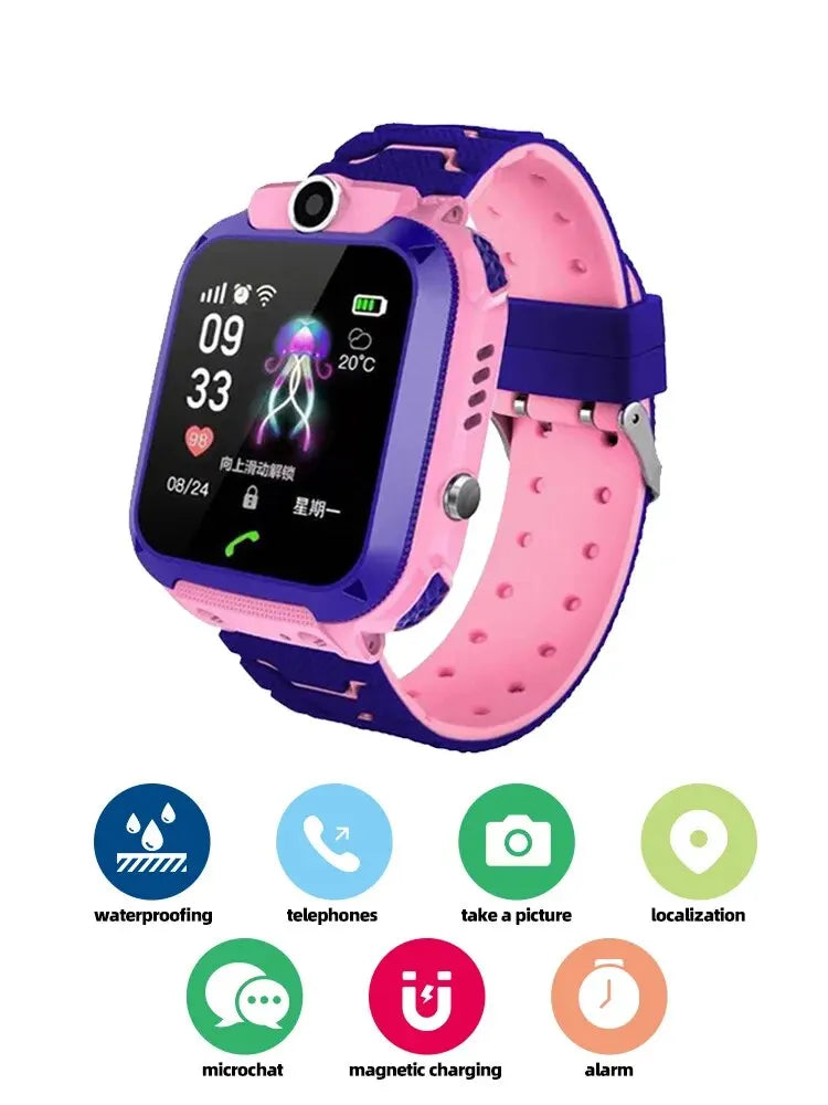Q12 Kids Smartwatch 2G Call Phone With GPS SOS Waterproof