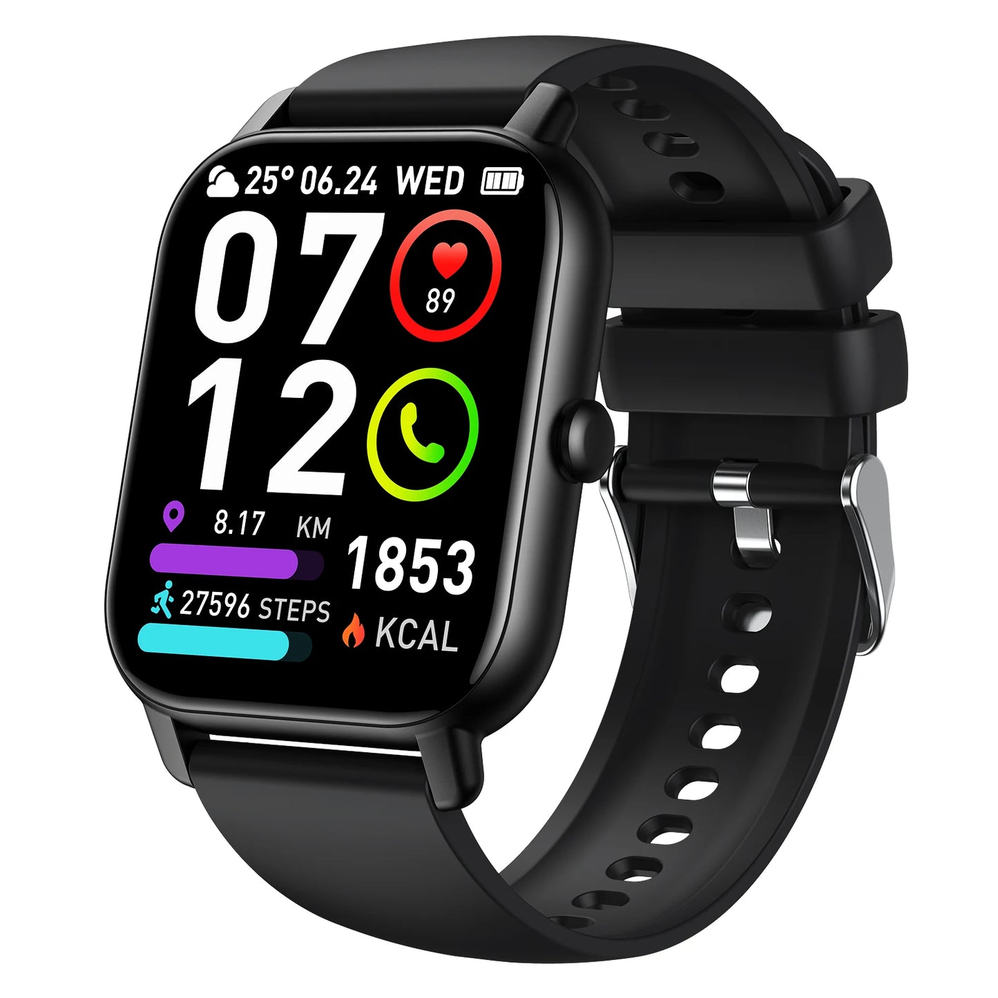 EIGIIS P66D Smartwatch 1.85 Inch TFT Health Monitor IP68 Bluetooth