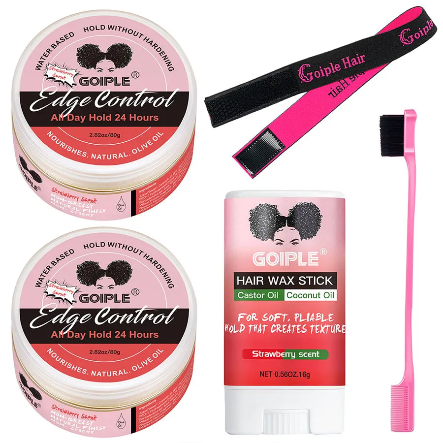 Edge Control Wax With Rosemary Oil For Strong Hold Frizz