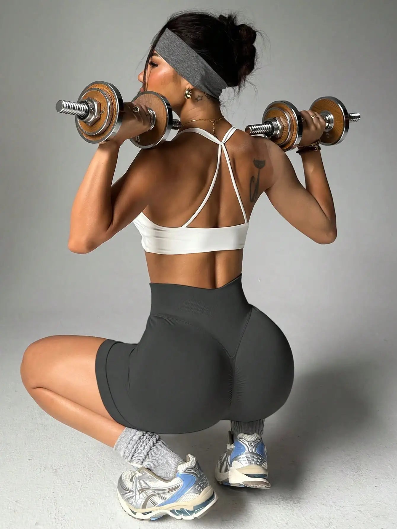 Y2K Style Dopamine Shorts Women Stretch Fabric Sculpting Lift