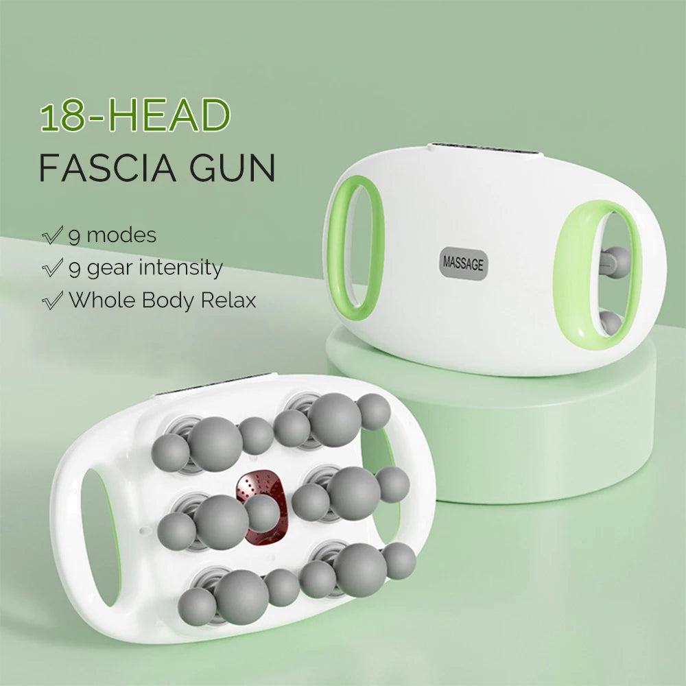 Foreverlily 18 Head Fascia Gun High Frequency Deep Tissue Massager