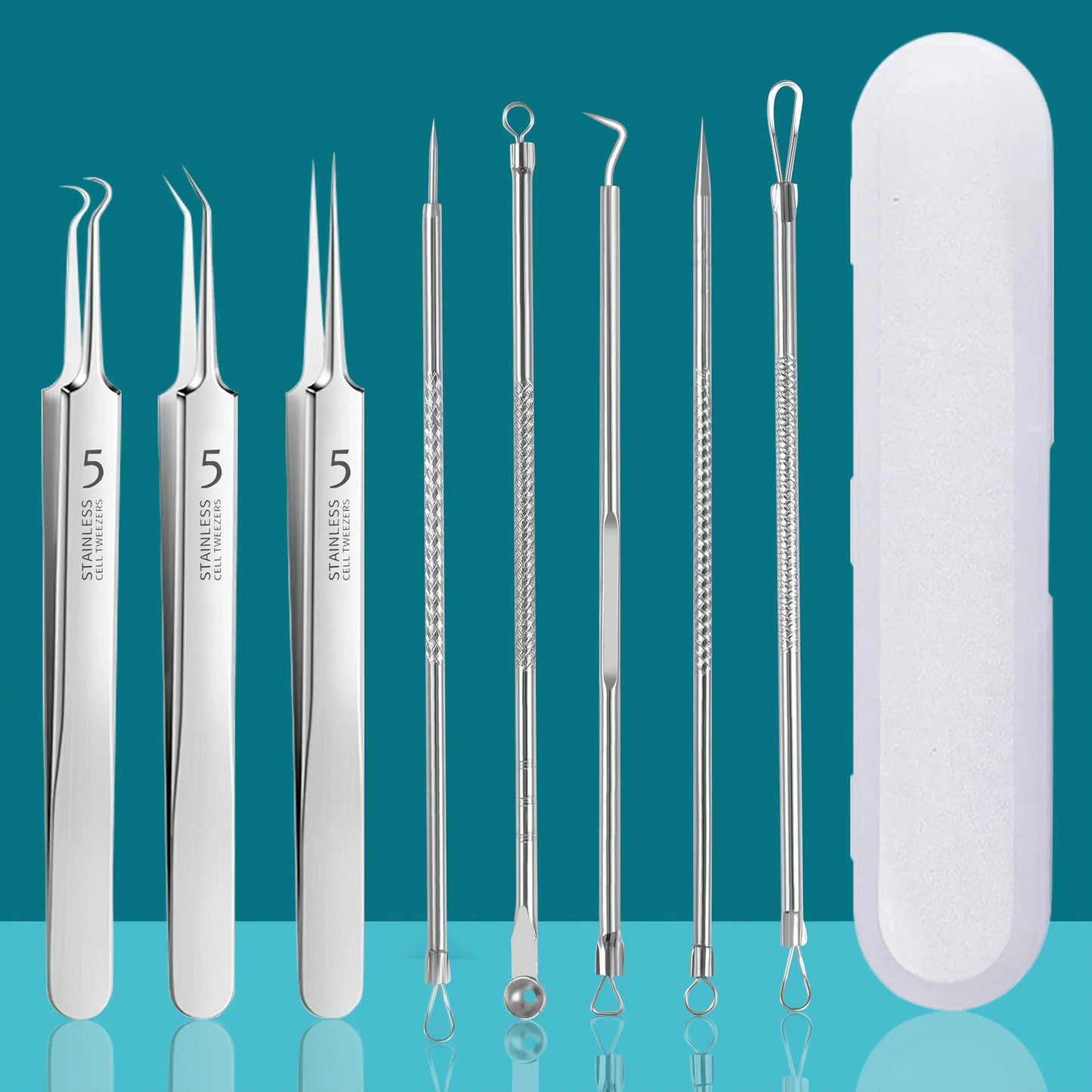 Stainless Steel Skin Care Tool Set For Blackhead And Pimple