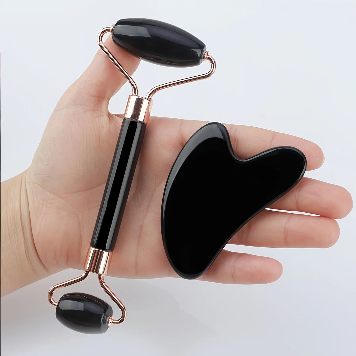 Ice Face Roller Gua Sha Tool Set Portable Facial Massage