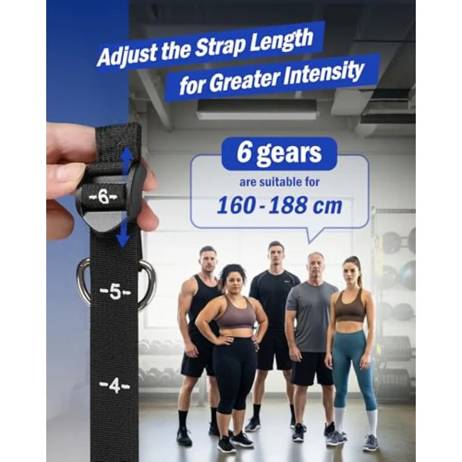 Pilates Bar Kit With Resistance Bands Natural Latex Stainless Steel