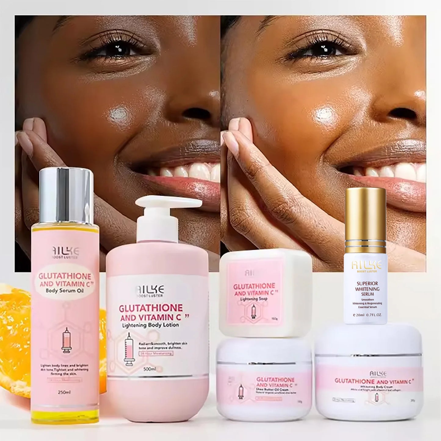 AILKE Vitamin C Glutathione Brightening Facial Lotion