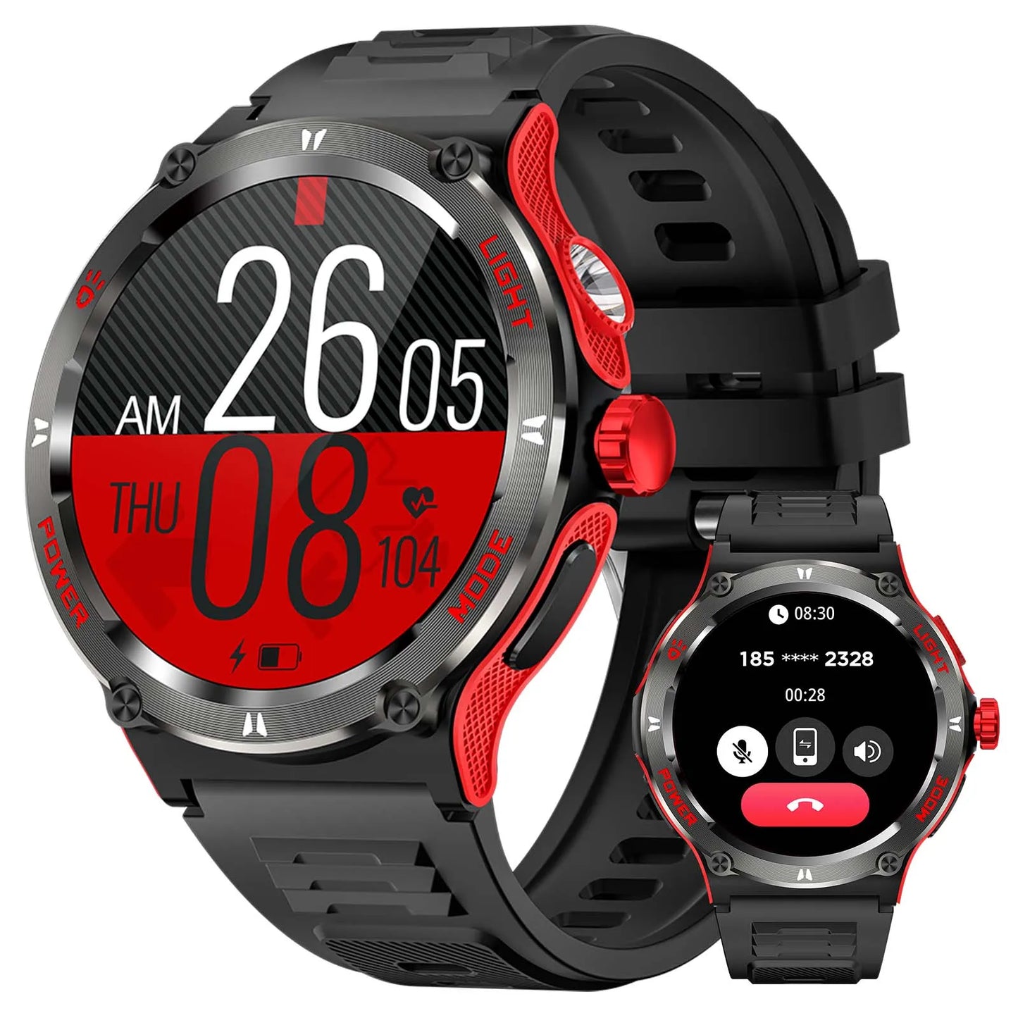 EIGIIS Smart Watch 3ATM Waterproof Health Heart Rate Sleep Tracker
