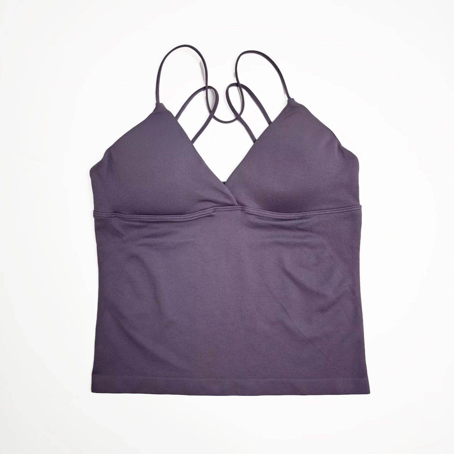 NCLAGEN Vision Twist Front Longline Seamless Yoga Tank Top Women