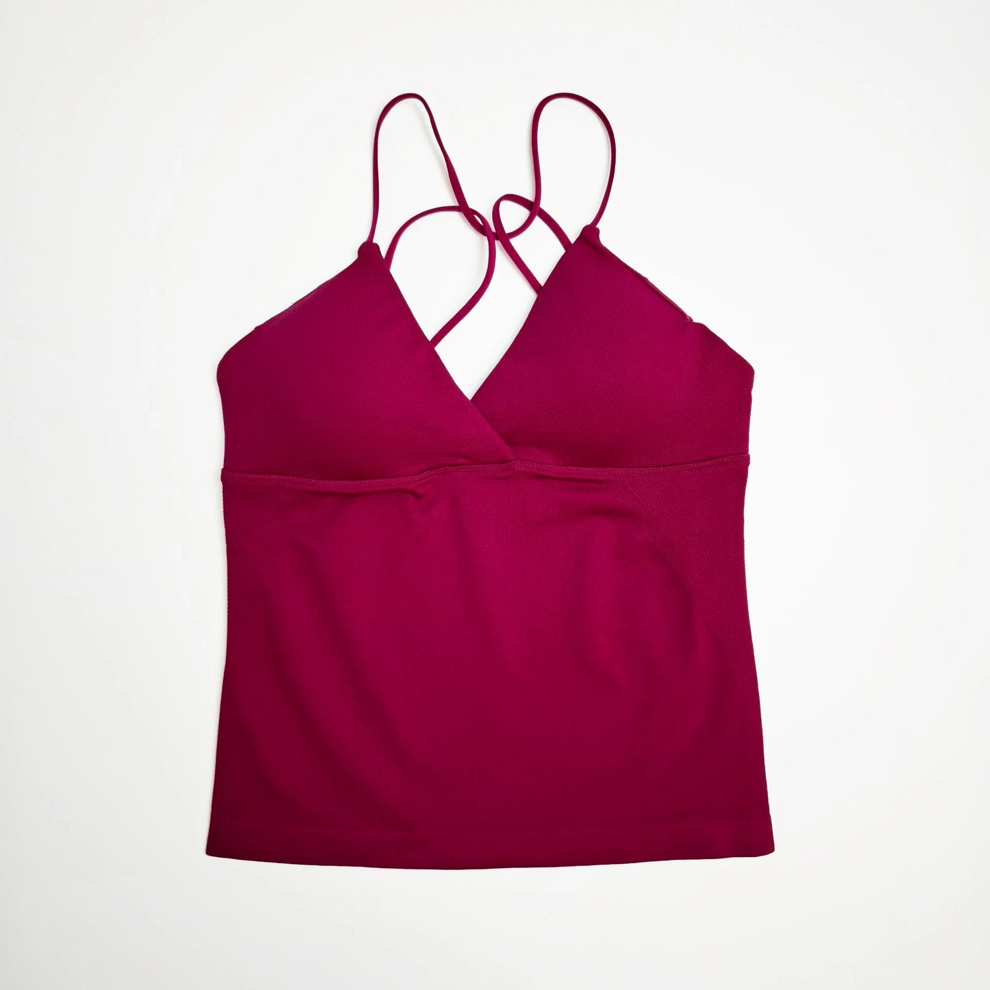 NCLAGEN Vision Twist Front Longline Seamless Yoga Tank Top Women