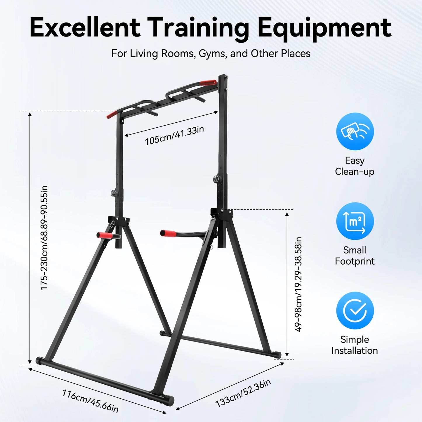 Adjustable Pull Up Bar With 200kg Load Capacity For Gym