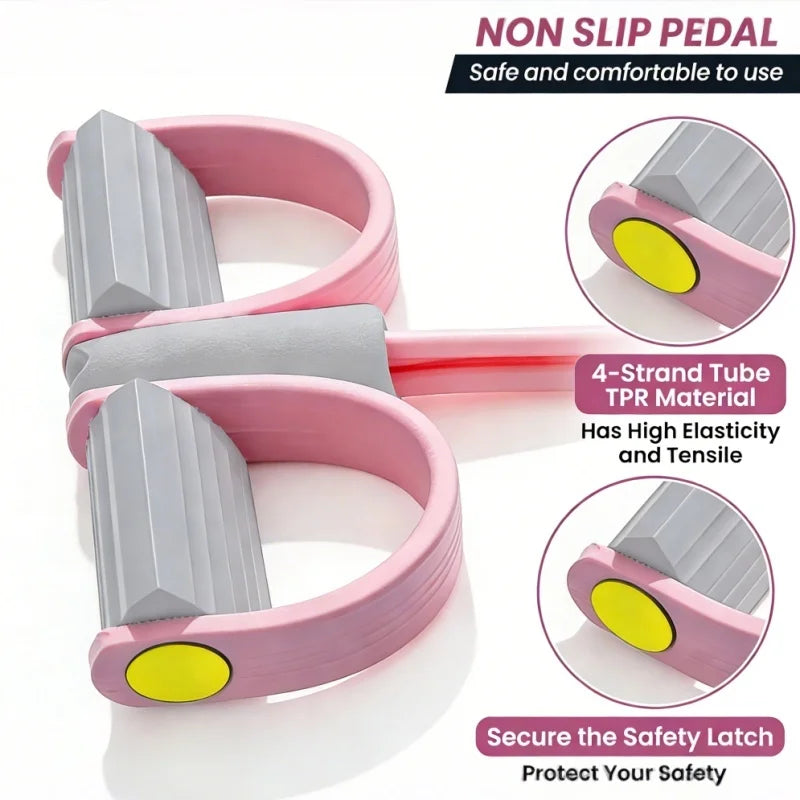 Home Pedal Puller Fitness Set For Full Body Toner Ergonomic