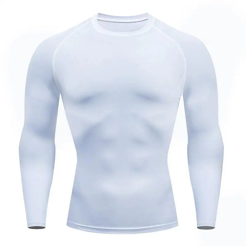 Men's Compression Running Top Long Sleeve Quick Dry Sports Shirt