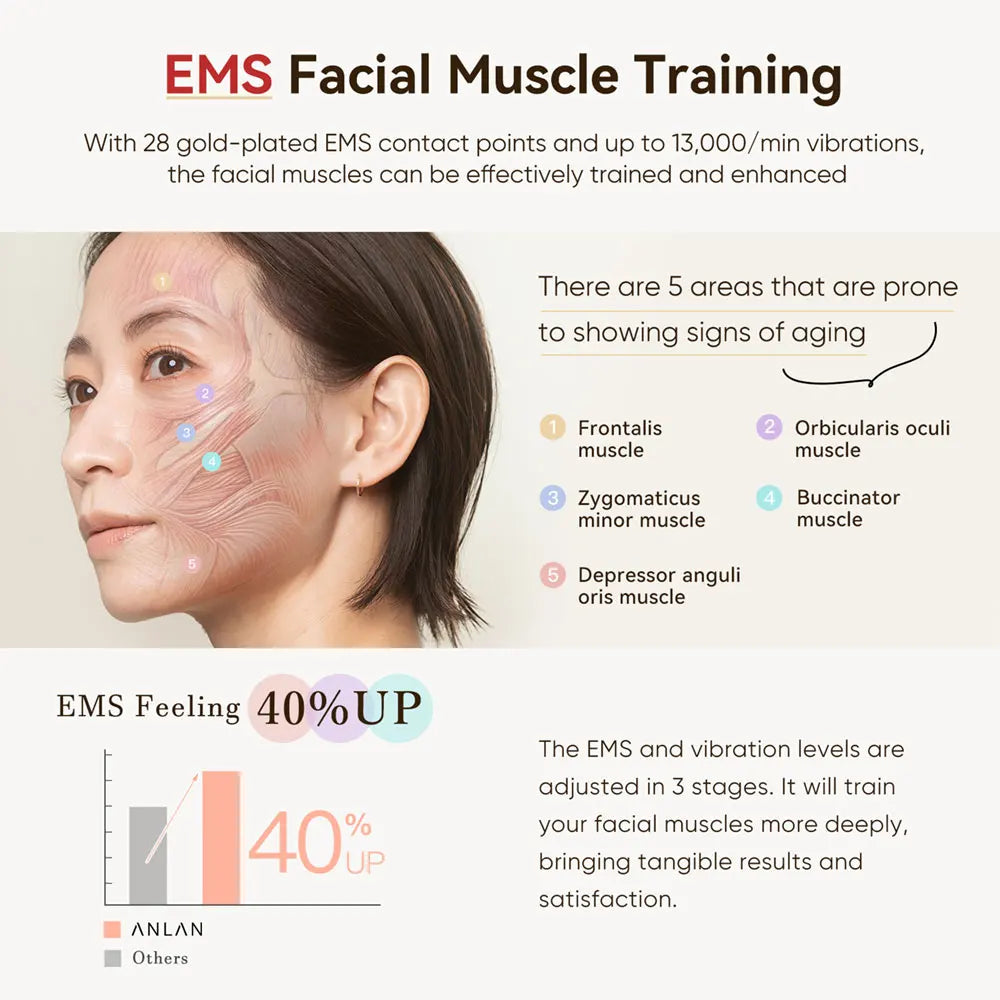Anlan Multi Polar RF Beauty Device With LED Skin Tightening